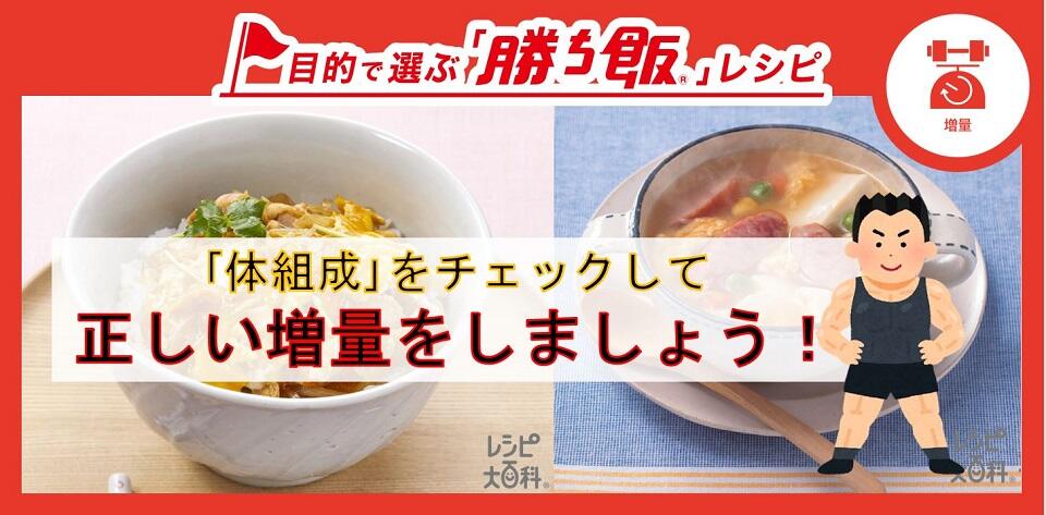 頑張るアスリート必見 増量 に効果的な 勝ち飯 レシピ Ajinomoto Sports 味の素株式会社